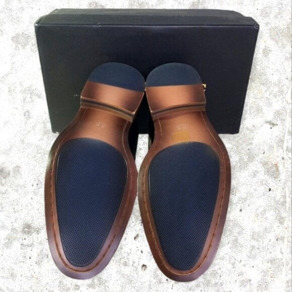 Bruno Marc Men's Oxford Black  Dress Shoes Size 6½ With Box and Shoe Bag - Picture 4 of 6